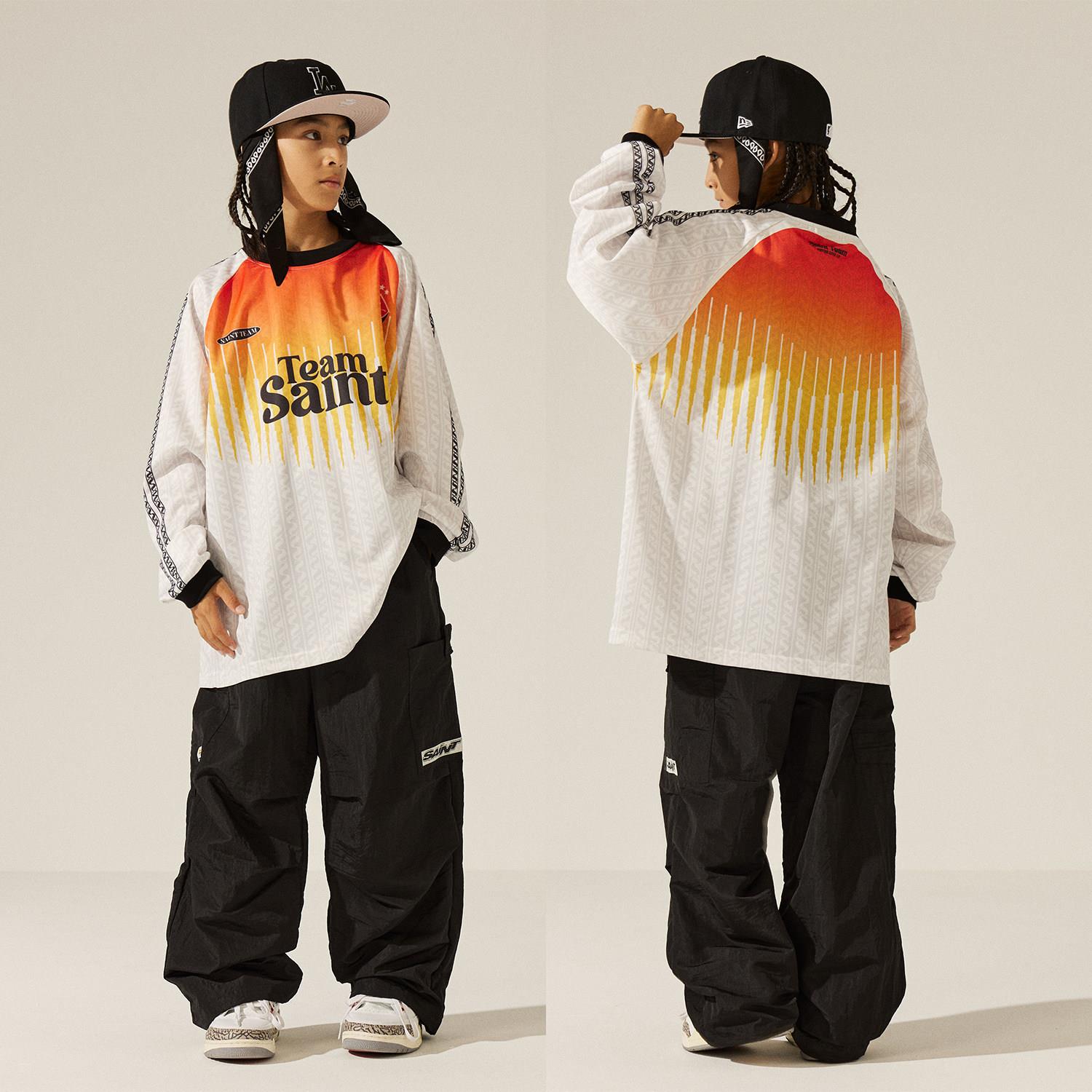 幼儿街舞演出服美式嘻哈hiphop儿童舞蹈表演走秀套装男童酷帅潮服