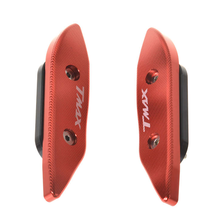 适用Yamaha雅马哈tmax530摩托车镜座改装后视镜装饰片铝合金