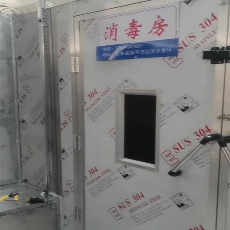 创丰高温消毒库安装制作热风循环消毒房大型餐饮快餐餐具消毒设备