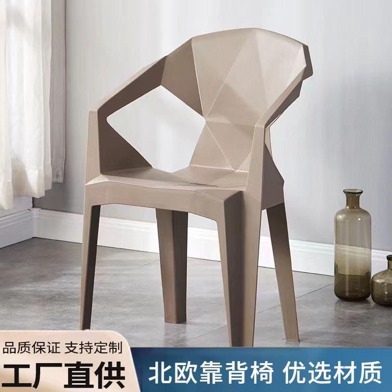 大排档椅子靠背椅加厚商用餐桌餐饮成人夜市摊可阳台家用大人餐椅