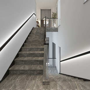 简约个性楼梯扶手灯走廊过道长条装饰壁灯室内照明墙角直角腰线灯