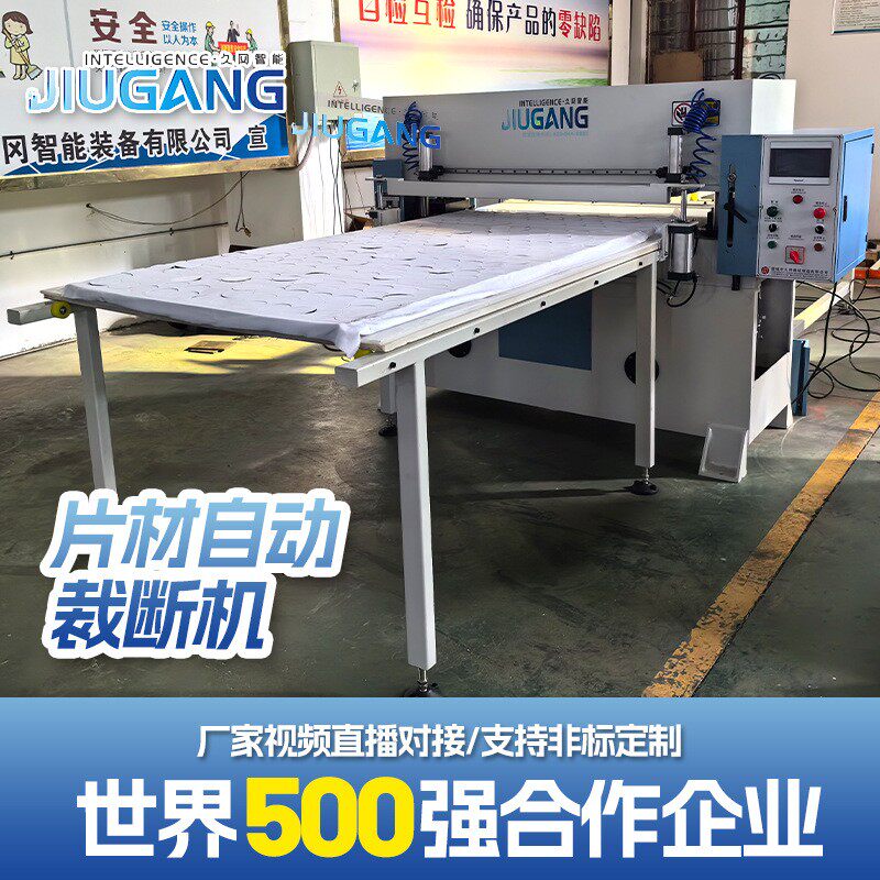 厂家生产百洁布抛光棉片材自动裁断机全自动裁切机下料机