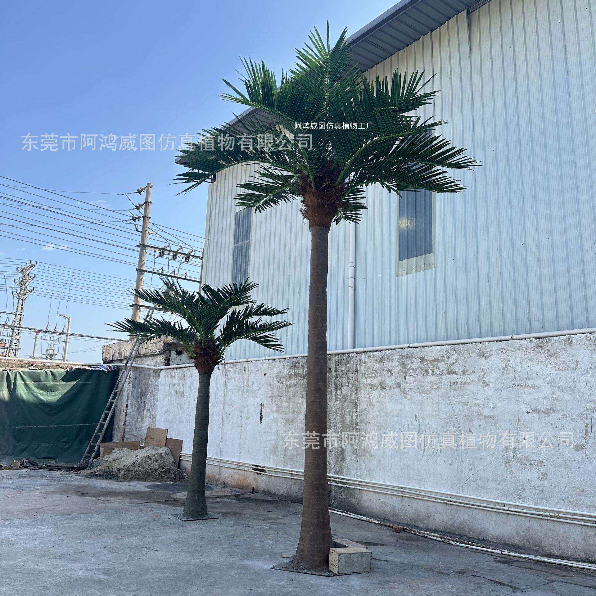 椰子树仿真棕榈树大小型景观树假椰树野营装饰假树热带风情