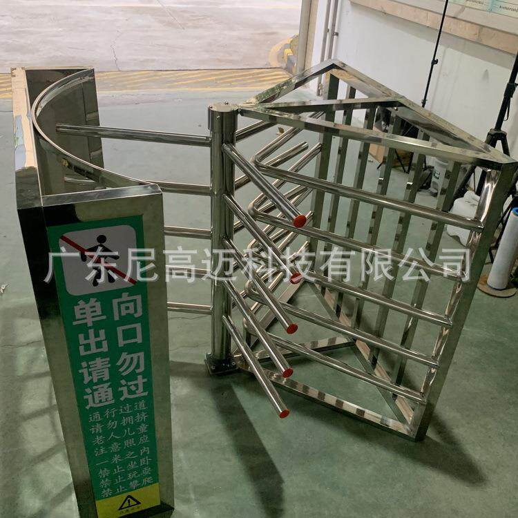 厂家直供疏散排队通道导向单项旋转浏阳醴陵邵东衡阳不锈钢单向门