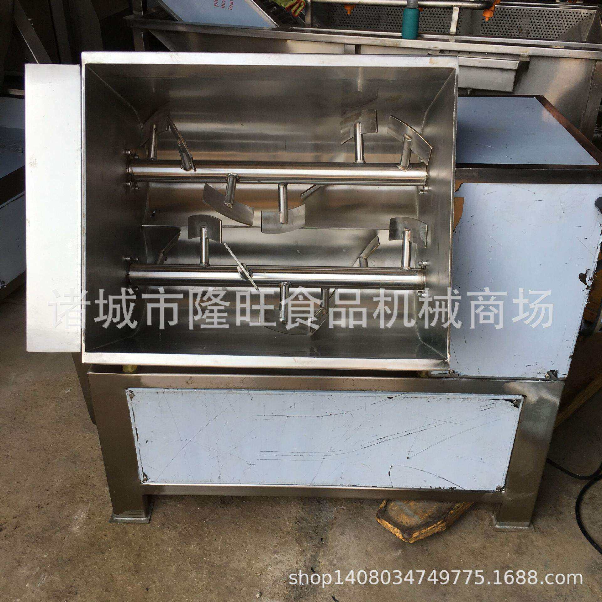 牛肉水饺拌馅机物不锈钢搅笼搅拌KNM机肉双泥颗宠调料混合拌陷设