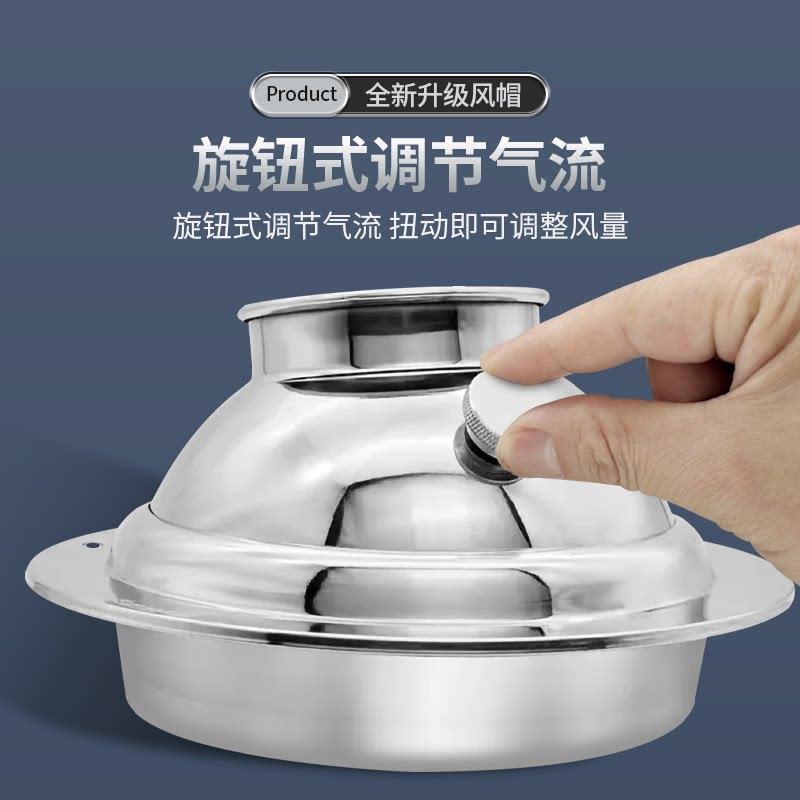 通风工程新风口厨房球形可调喷口排烟罩新风系统送风不锈钢播风器