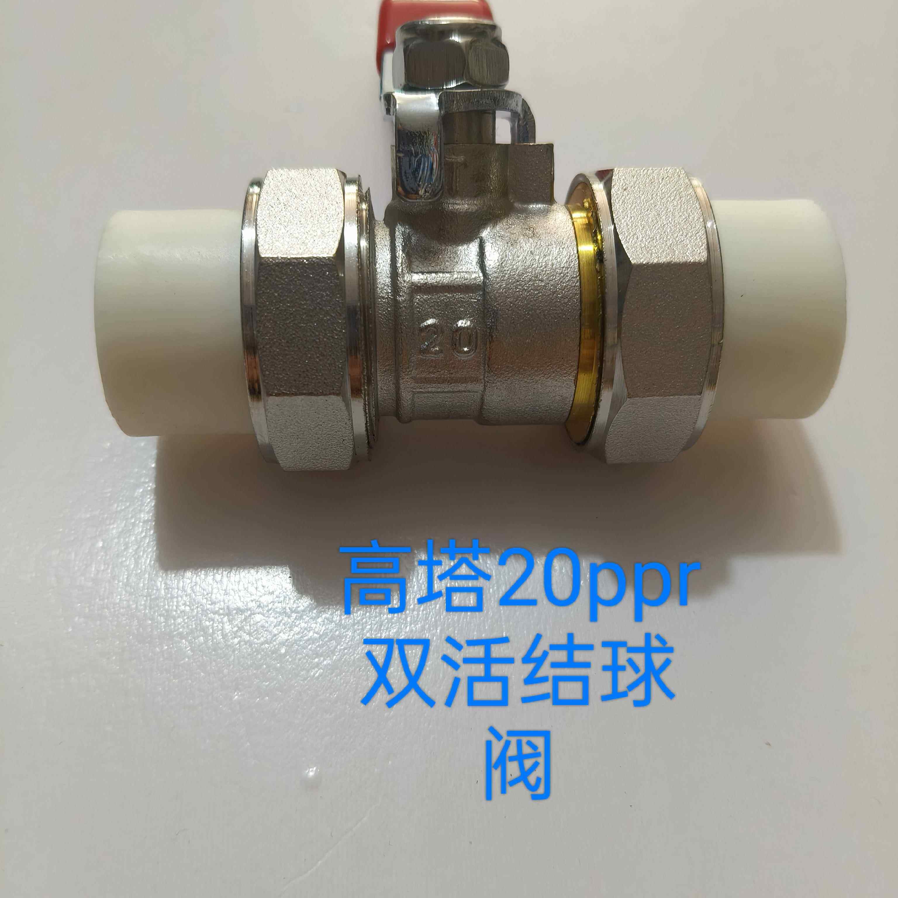高塔双活接球阀202532PPR水管开 关热熔自来水总阀门