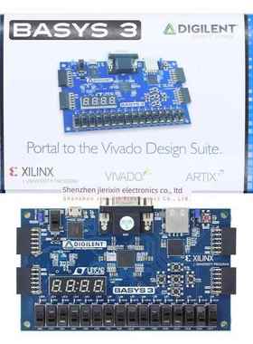 现货 Digilent 迪芝伦Basys3 Artix-7 Xilinx FPGA 开发板410-183