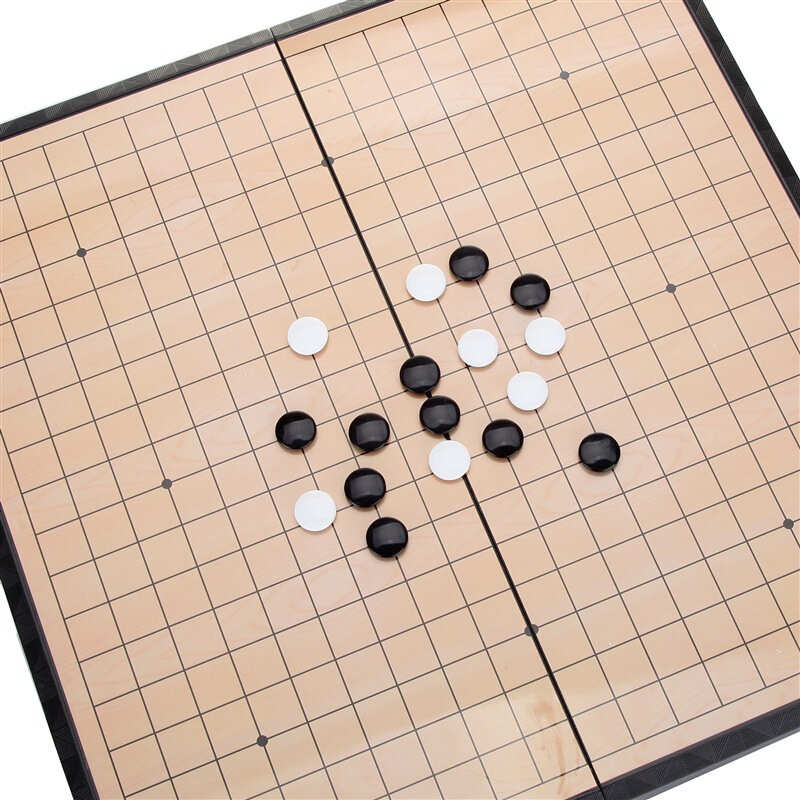 先行者f围棋围棋子套装磁性特大号围棋 围棋9盘折叠-套装棋盘
