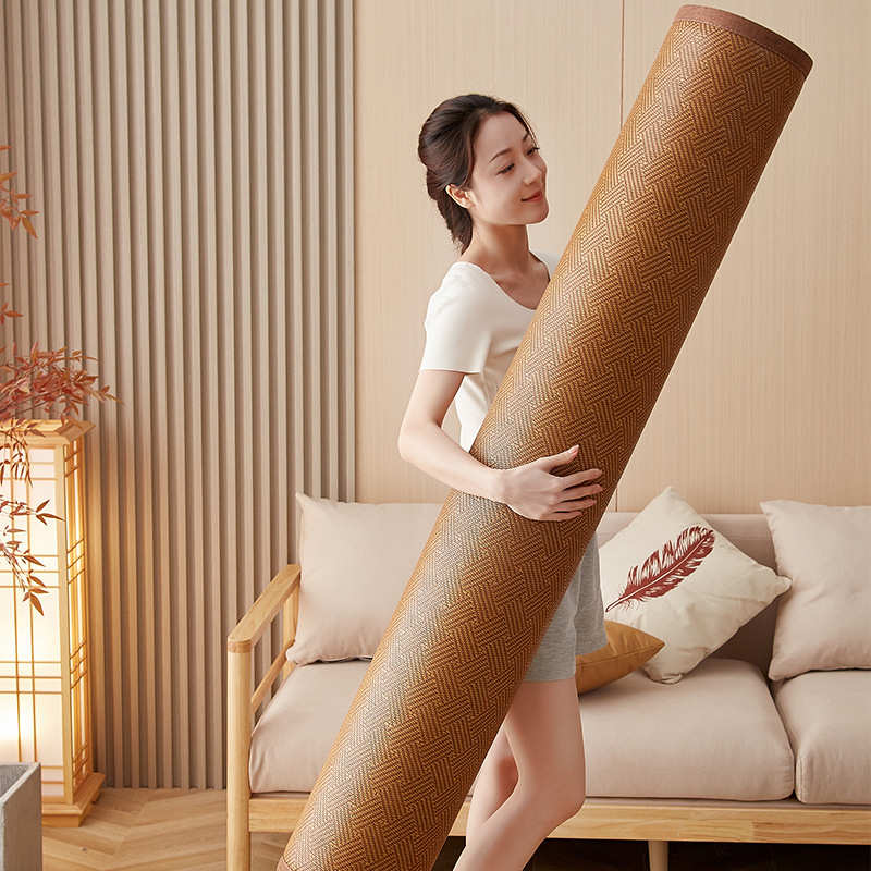 地毯垫铺凉卧室夏季垫爬行儿童藤夏天席地加厚客厅日式榻榻米席地