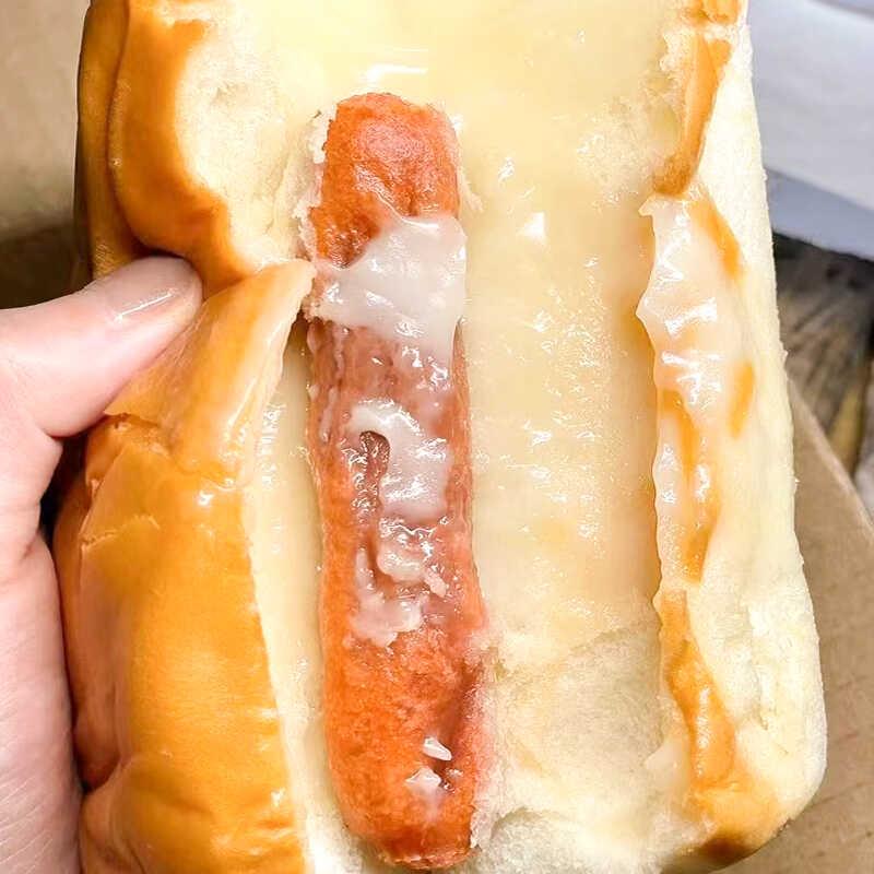 老式王中王含肉火腿沙拉酱夹心软面包童年儿时零食品整箱早餐糕点