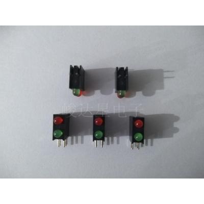 KINGBRIGHT今台 L-7104EB/1I1GD 2座红绿双色高亮LED电路板指示灯