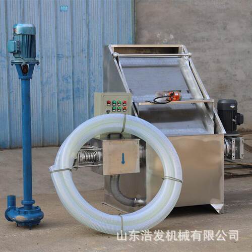 红薯渣处理固液脱水机400型螺旋电动分离机泥浆泵上料果渣挤干机