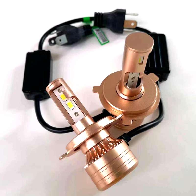 汽车led大灯h7近光远光灯泡h4远近一体9005超亮h1车灯h11激光强光
