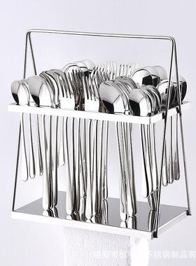 韩式西餐具收带合支纳不锈钢架便携餐具304不锈钢叉DS-G1062勺组