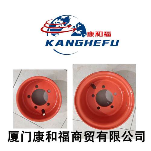 0009932126林德叉车335E16E20前轮毂轮辋轮胎钢圈200/50-10