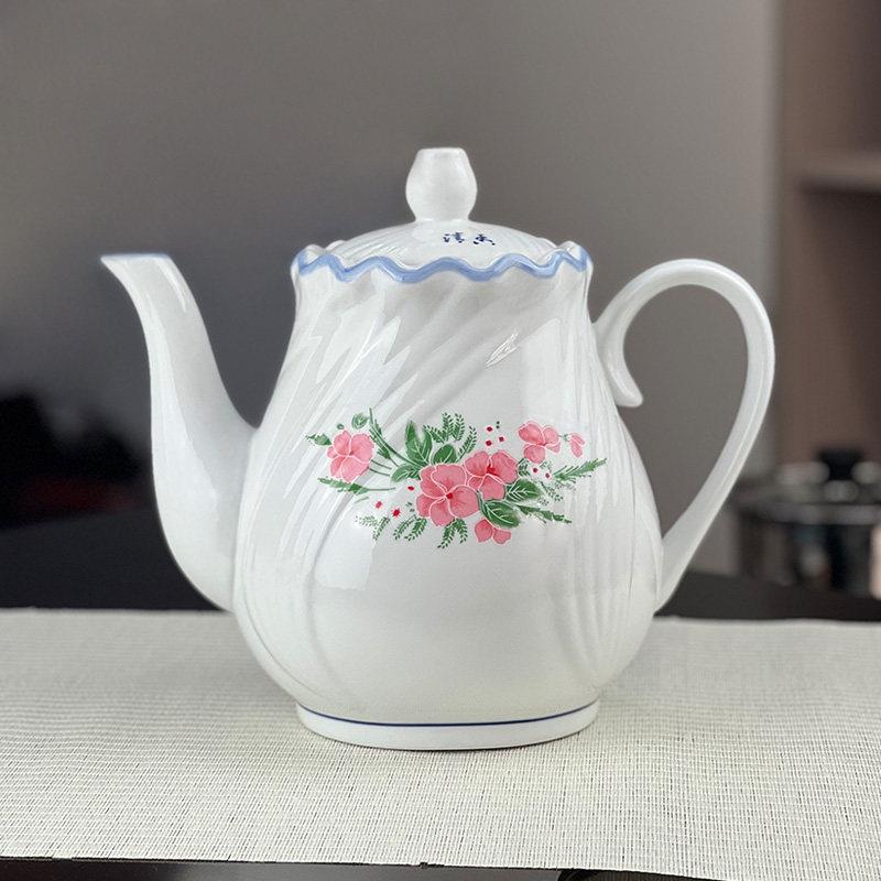 采购产品陶瓷冷水壶,耐高温冷水壶,大容量,夏季家用冷白色大水
