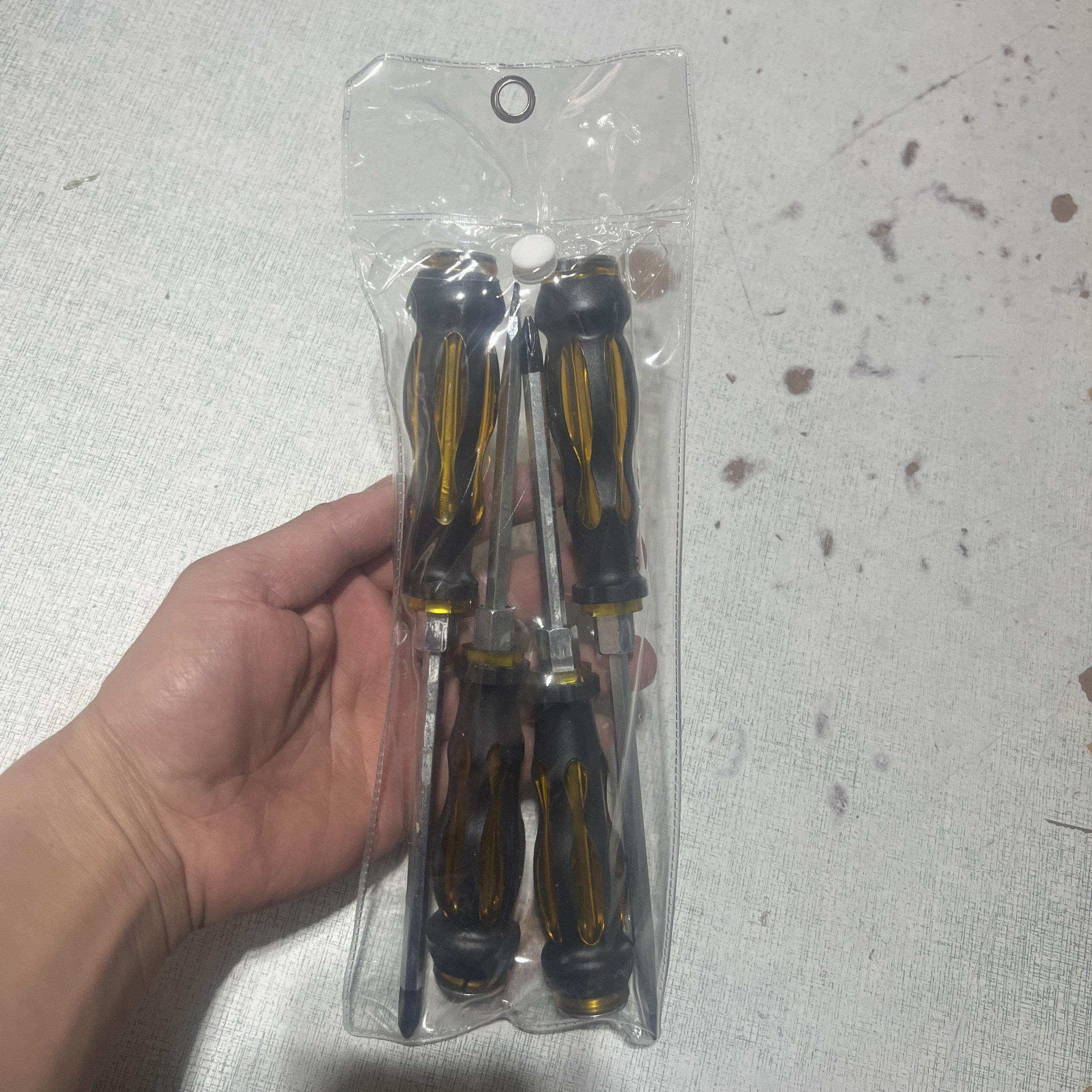 十字形打击螺丝刀套装,工业级打击双色,各种防锈,一刀切