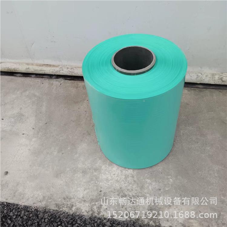 2000米牧草 膜玉米秸秆包青储52645膜 绿打色麻乳白色PE缠绕膜 内