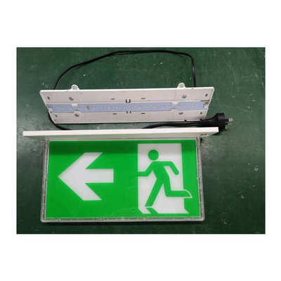 exit牌led灯应急消防嵌入式铝合金标志拉丝应急疏散指示灯 面出口