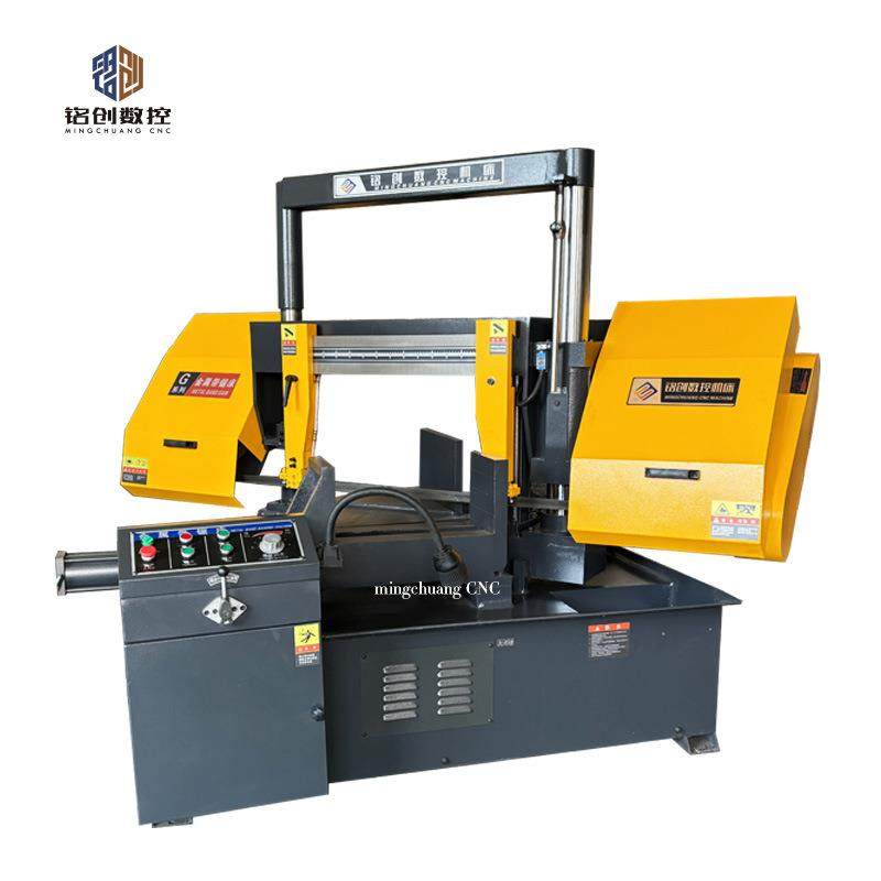 山东铭创4240角度锯床 卧式小型锯床 半自动液压双柱带锯45度锯切,搬运/仓储/物流设备,其他输送机械,淘宝优惠券,粉丝福利购,淘宝优惠卷