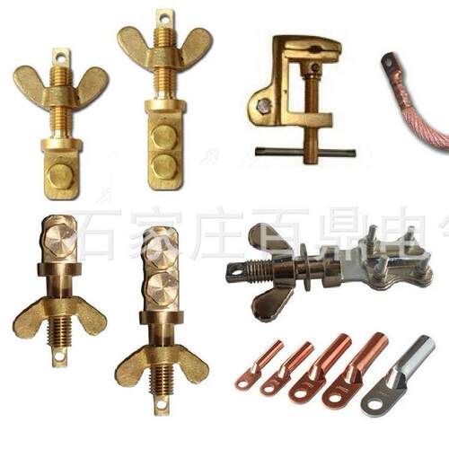 百鼎铜接地头高压接地线五防锁 接地锁 五防接地锁接地线头JDXT-D