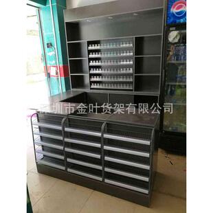 简约便利店小型超市转角店收银台士多收银台烟电脑柜台收银台酒柜