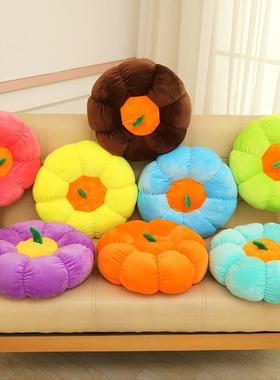 红色毛绒紫色蓝色加厚考驾照腰靠坐垫卡通抱枕学生教室办公室靠背