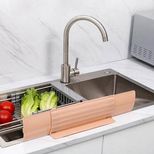 家用洗手池防水挡板 创意厨房小用品 水槽防溅水隔板