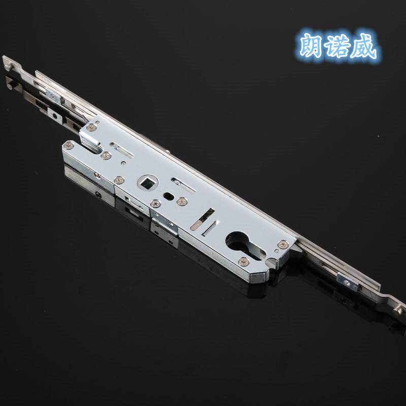 铝门多点门锁体88530铝合金平开门锁体断桥铝门锁盒联动锁盒配件