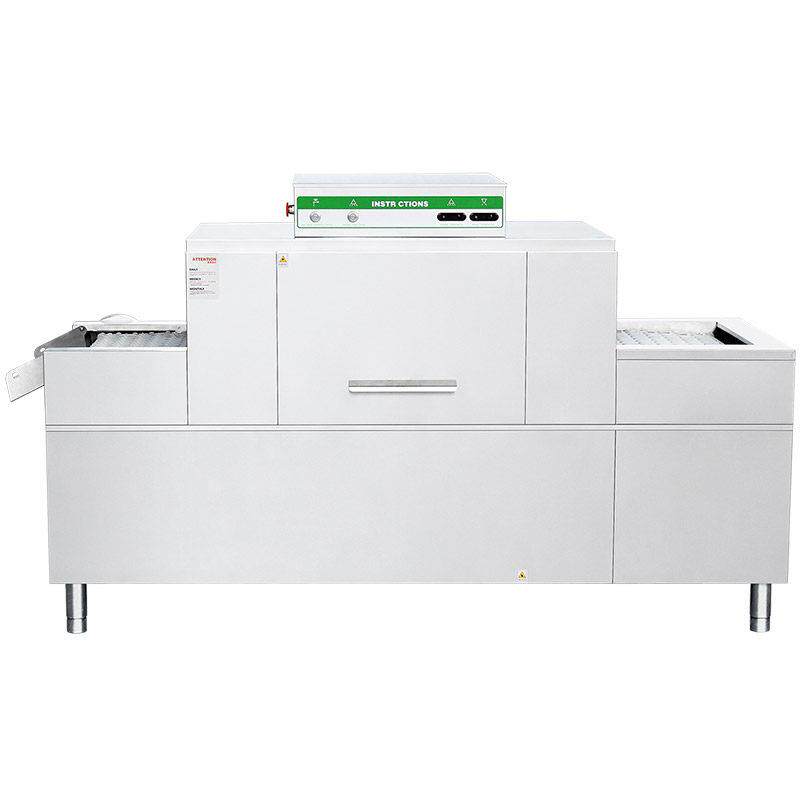 学校食堂洗碗机商用全自动中小学餐厅食堂大型烘干消毒长龙洗碗机