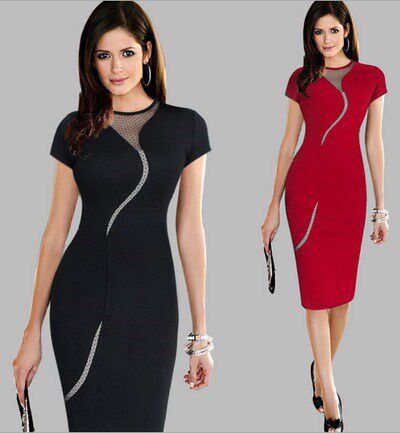 autumn dress 2016 women evening office dress 5xl 欧美连衣裙|ruв категории Женская одежда, Cвадебные платья, платье/вечернее платье - от Buy2taobao.com для оказания профессиональной услуги покупки агента Taobao