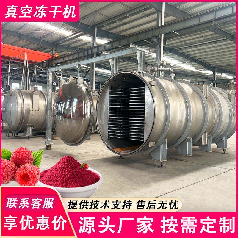 水蜜桃冻干机生产线荷兰豆铁皮石斛粉冻干机低温真空冷冻干燥机