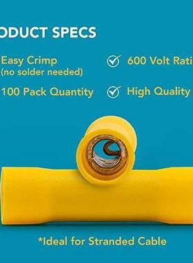 重建技能(黄色1DIG2-10GA5K0P)绝缘压接式接连接对0器压接线规AWG