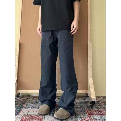 soxiox秋季美式工装裤男女生穿搭高级感多口袋休闲裤复古户外裤子