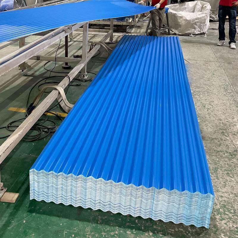 佛山塑料瓦PVC波浪瓦农贸市场隔热屋顶瓦仓库加厚防火塑钢瓦