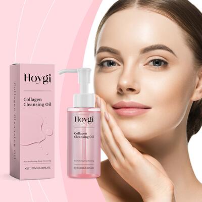 HOYGI Collagen Makeup Remover Oil - Gentle Daily Cleansing w