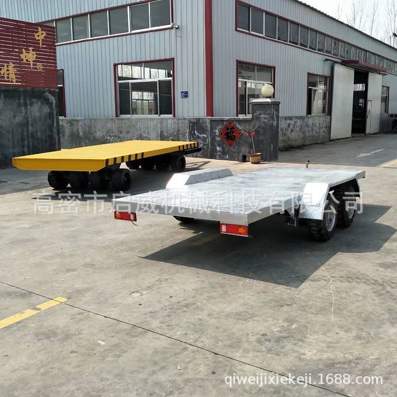 货源供应6吨挖掘机拖车拖拉机牵引高底盘拖车厂家供应