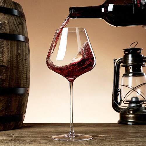 Red wine glass set, light luxury wake-up wine vessel