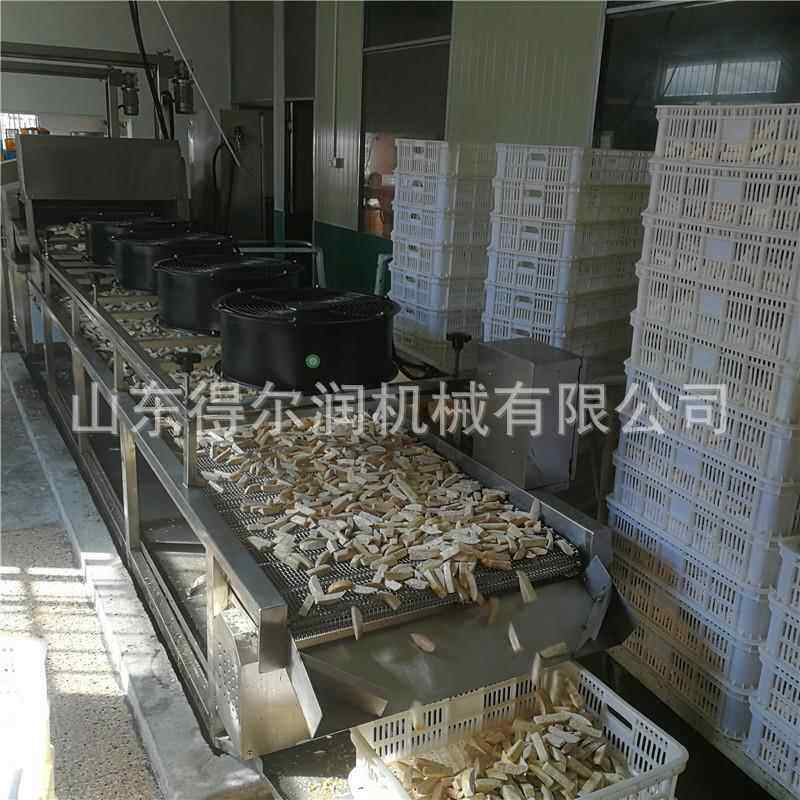 速冻土豆茄子油炸机 预制菜油炸流水线设备 整体方案 提供设计