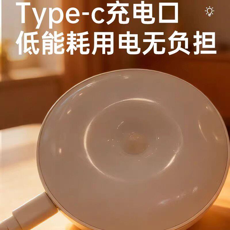 智起能TUO人体感应小灯夜充电式卧室夜灯过道走廊柔光节能吸磁橱