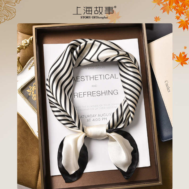 女士礼物丝巾实用送给老师妈妈婆婆长辈高档生日礼品母亲节桑蚕丝