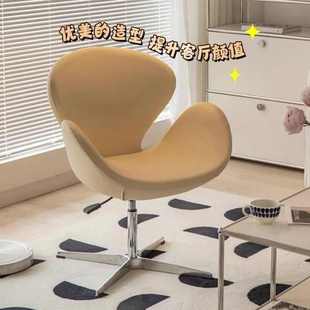 卧室化妆椅梳妆台天鹅梳妆奢ins女生轻椅椅凳子书桌靠背椅椅家用