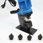 现货便携式 机机钢板用打眼电动山东液压厂家回路一冲单孔机多 新款