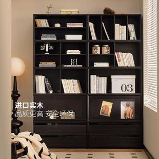 落橡胶木实木组自合UBM电视柜由组合格子柜家用客柜厅餐边储物地