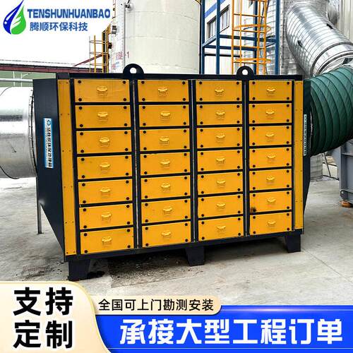 定制干式漆雾环保箱工业废气净化处理设备除臭装置 活性炭吸附箱