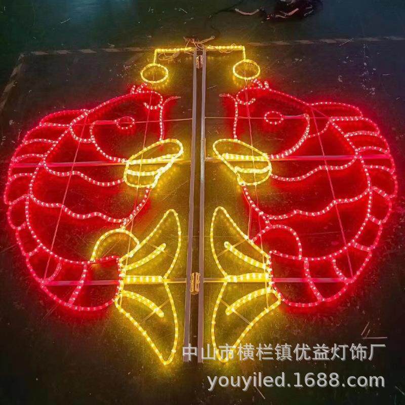 中国结型灯街道工程化外防水路灯造户杆灯笼装饰节亮日YM-00356景