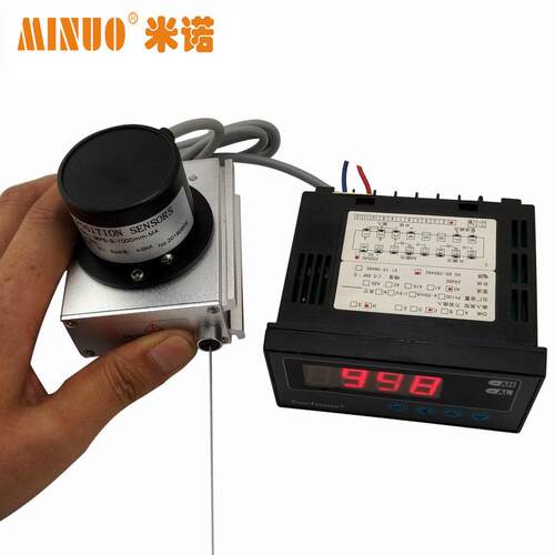 米诺MN-MPS-S-1000mm拉绳位移传感器信号0-5V/0-10V/4-20mA可选