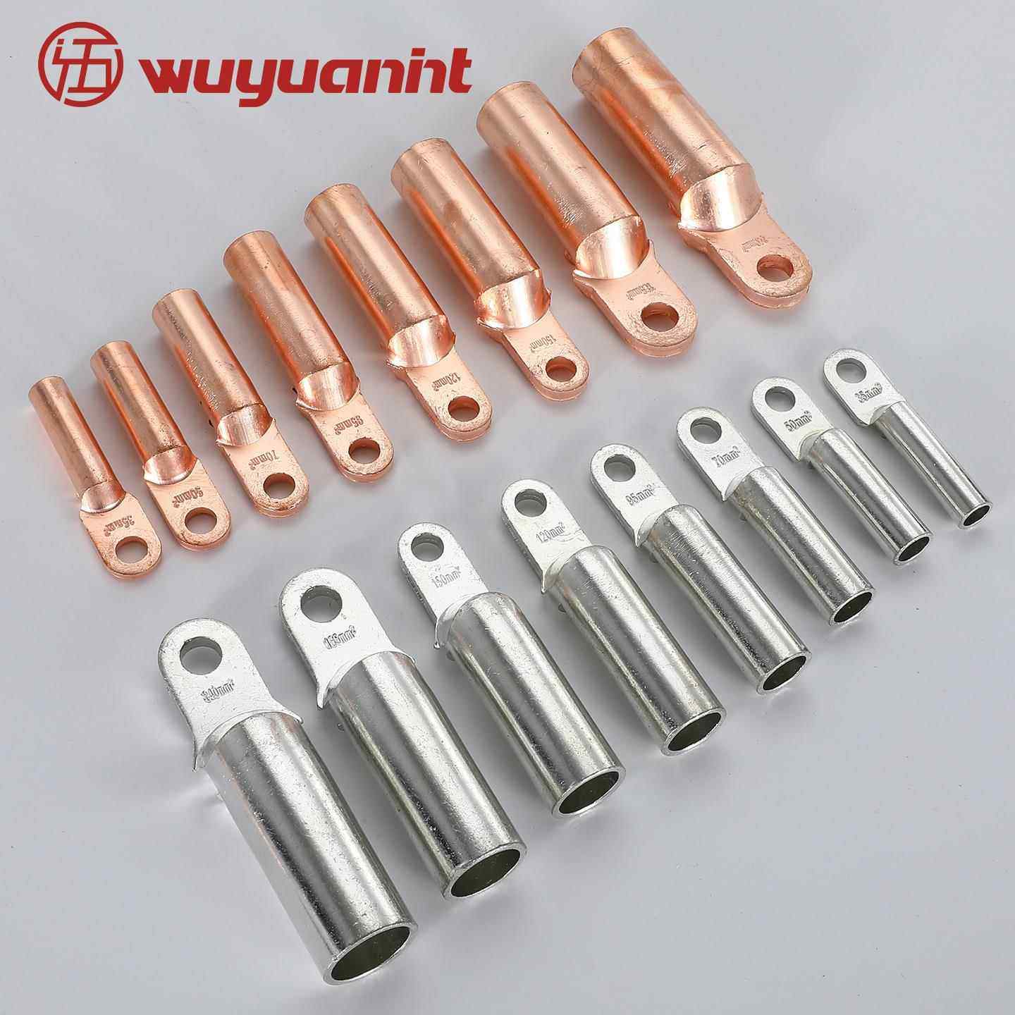 DTK小头加厚35-240平方塑壳断路器空开专用铜鼻子铜线耳接线端子,电子/电工,接线端子,淘宝优惠券,粉丝福利购,淘宝优惠卷