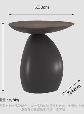 正品侘寂风客厅沙发旁边落地摆件时来几运几收转纳高级茶感家居装